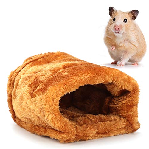 Atyhao Small Pet Sleeping Nest, Cotton Sleeping Grey Nest Bett Rat Chinchillas Habitat Leichtes Hamsternest für Eichhörnchen Hamster Sugar Glider[L] Kleintierbetten von Atyhao