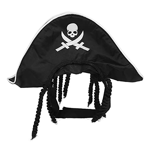 Haustier Piratenhut, Piraten Cosplay Halloween Partyhut Dress Up Kostümzubehör für Katzen und Hunde von Atyhao