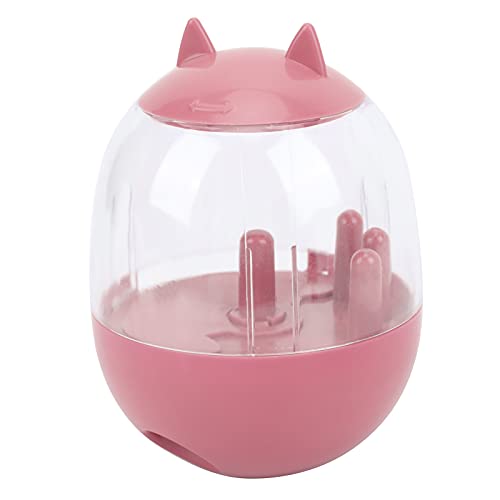 Hund Katze Tumbler Leckerbissen Ball, ABS Dosierpuzzle Spielzeug Tumbler Auslaufendes Essen Ball Hundefutterspender Hund Langsam Essen Interaktives Füttern Puzzle Spielzeug[Rosa]Plüschspielzeug von Atyhao