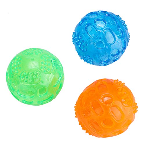 Hund Kauen Spielzeug, Multifunktions Haustier Molar Bite Spielzeug Hunde Zahn Reinigung Kauen Spielzeug Rubber Interactive Fetch Kauen Spielzeug Selbstspielendes Gummi Kauen PullBälle von Atyhao