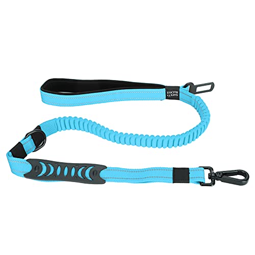 Hunde sicherheitsgurt, Hunde Auto Verstellbarer Haustier Sicherheitsgurt Haustier Sicherheits Autositzgurt Hunde gehleine Anti Lost Reflective Training Nylonriemen[Blau] Sicherheitsgeschirre von Atyhao