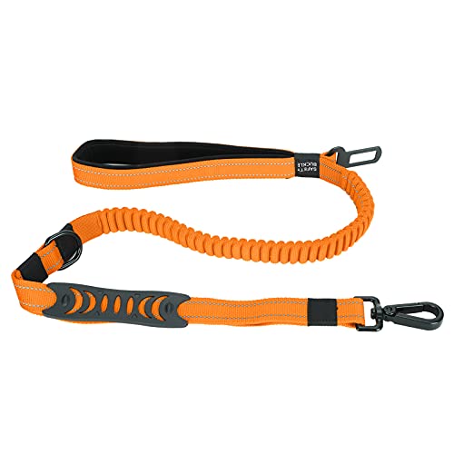 Hunde sicherheitsgurt, Hunde Auto Verstellbarer Haustier Sicherheitsgurt Haustier Sicherheits Autositzgurt Hunde gehleine Anti Lost Reflective Training Nylonriemen[Orange] Sicherheitsgeschirre von Atyhao