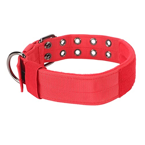 Hundehalsband, Bequemes Nylon-Haustierhalsband, Verstellbar, Leicht für das Training (L) von Atyhao