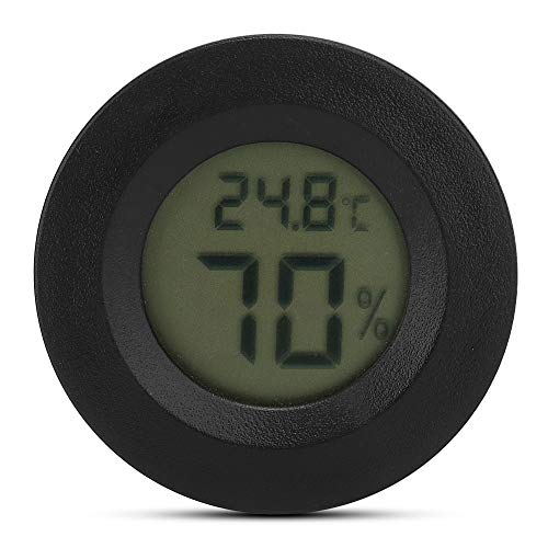 Mini Thermometer Hygrometer, eingebetteter digitaler LCD Feuchtigkeit temperaturmonitor für Inkubatoren Brutapparate Reptilien behälter Gewächshaus BabyzimmerHygrostate von Atyhao