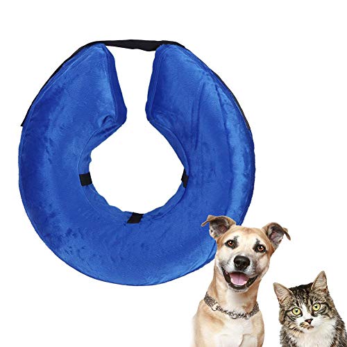 Soft Pet Recovery Collar, aufblasbares Schutzhalsband für Hunde und Katzen Aufblasbares bequemes Kegel für Hunde Katzen halsbänder Bequemes aufblasbares Elizabeth Circle[L]Erste-Hilfe-Kasten & Zubehör von Atyhao