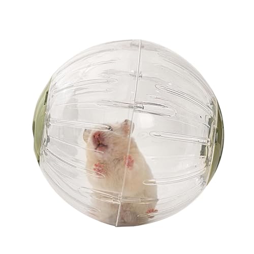 Aufquwk Hamsterball, Chinchillaball, Durchsichtiger, tragbarer Lauf-Gymnastikball, Spielzubehör für kleine Tiere, leiser Katzen-Hamster-Ball für Haustier-Chinchillas, von Aufquwk