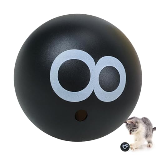 Aufquwk Katzenspielzeugball,Katzenminze-Katzenspielzeugbälle | Interaktiver Katzenball | Kitty Kitten Katzenminze-Übungsspielzeug, lustiges Kitty Kitten-Ballspielzeug, interaktives Katzenspielzeug für von Aufquwk