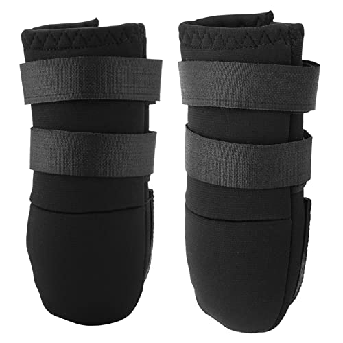 Aumotop HUNDESTIEFEL Schuhe ANTIRUTSCHSOHLE FÜR Hunde MIT VERSTELLBAREN Riemen (L) von Aumotop