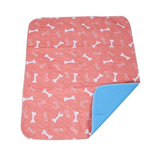 Aumotop wasserdichte Wiederverwendbare Hunde-PINK-PAD-Teppich-URIN-Matte 3 GRÖSSEN FÜR DAS Haustier-Training (70 * 80cm) von Aumotop