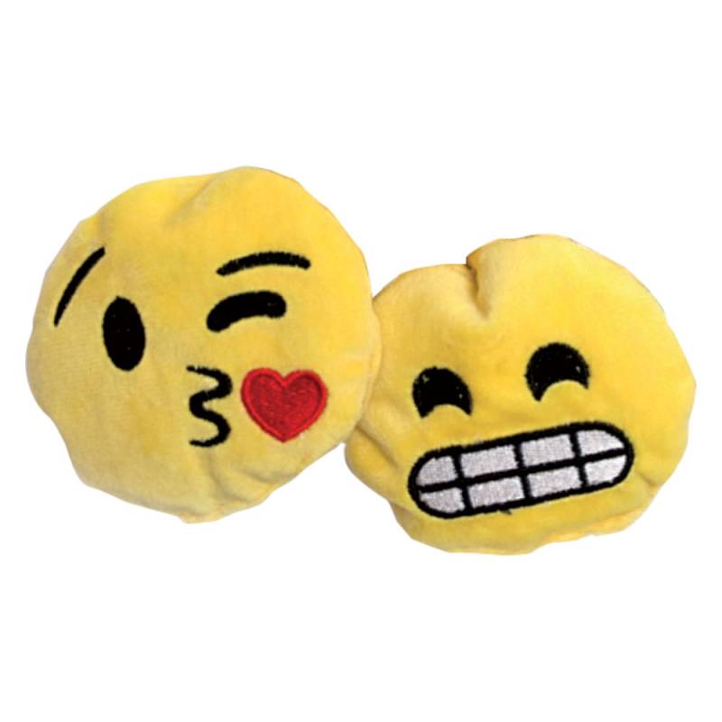 Aumüller Emojis Baldrian-Katzenspielkissen - 2 Stück von Aumüller