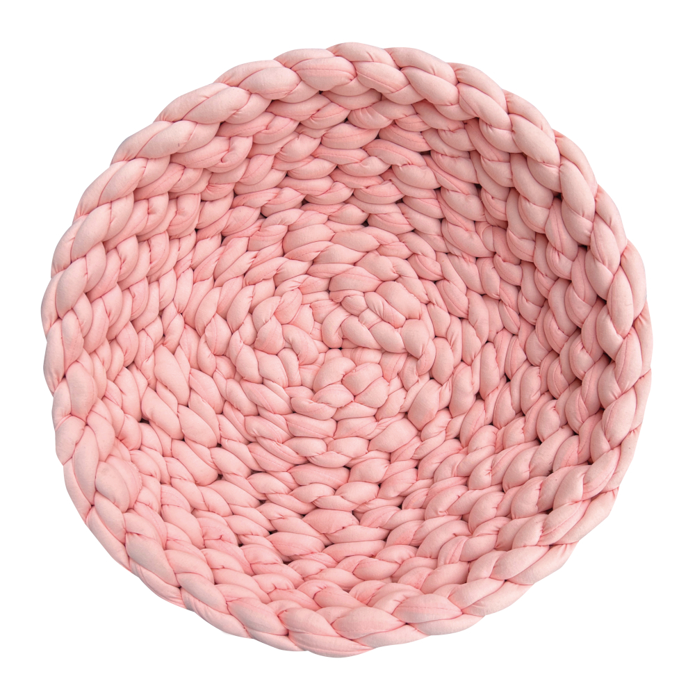 Aumüller Geflochtener Katzenkorb - rosé: Ø 50 x H 15 cm Aumüller Geflochtener Katzenkorb - rosé: Ø 50 x H 15 cm von Aumüller