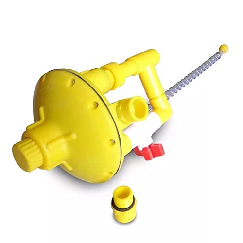 AuntYou 1 Stück Geflügelhaltungssystem Wasserleitung Wasserdruckregler Automatisches Druckregelventil Gelb von AuntYou