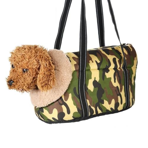 AuntYou Tragetasche für kleine Hunde, Hunderucksack, Welpen, Haustier, Katze, Schultertaschen, Outdoor-Reisen für Haustiere, feine Verarbeitung C von AuntYou