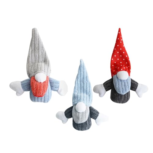 Aurgiarme 3PCS Katzenspielzeug Katzenminze Schleifspielzeug DwarfDolls Kätzchen Kauspielzeug Interaktives Katzenbeißbeständiges Weihnachten von Aurgiarme