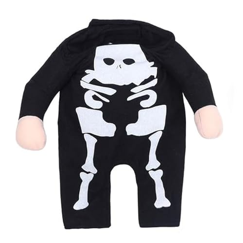 Aurgiarme Halloween Mantel Für Kleine Bis Große Hunde Halloween Kostüm Für Hunde Lustiges Skelett Zweibeinige Pullover Kleidung von Aurgiarme