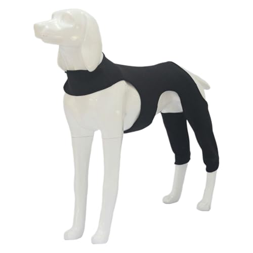 Aurgiarme Haustier-Leggings für Hinterbeine, Stützung in bequemen Ärmeln, gegen Lecken, Hunde-Leggings, Ellenbogen-Bandage von Aurgiarme