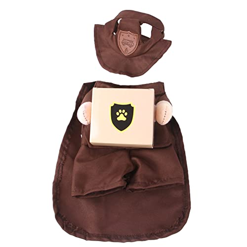 Aurgiarme Mail for Dog Kleidung Uniform Haustier Kostüm Urlaub Cosplay Kleid Niedlichen Welpen Kätzchen Dress Up Zubehör Briefträger Hund Kostüm von Aurgiarme