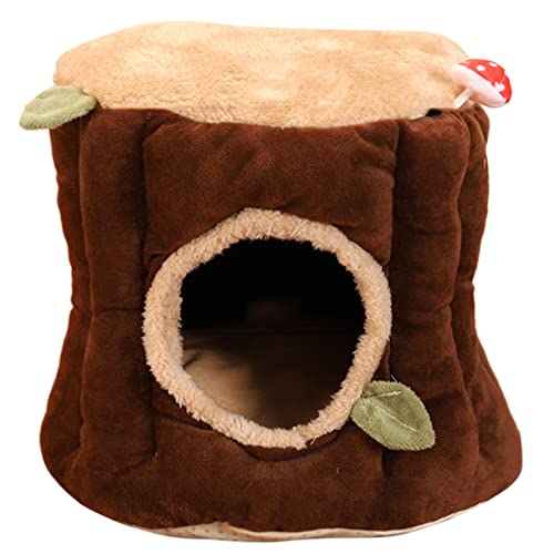 Aurgiarme Parrot Snuggle Warmes Nest Plüsch-Hängematte Zelt kleines Haustier-Winterbett mit Metallketten für Sittiche, Streifenhörnchen, Rennmäuse, Kleintiere, Hamsterbett, Haus, Winter, warmes von Aurgiarme