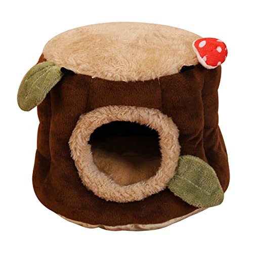 Aurgiarme Parrot Snuggle Warmes Nest Plüsch-Hängematte Zelt kleines Haustier-Winterbett mit Metallketten für Sittiche, Streifenhörnchen, Rennmäuse, Kleintiere, Hamsterbett, Haus, Winter, warmes von Aurgiarme