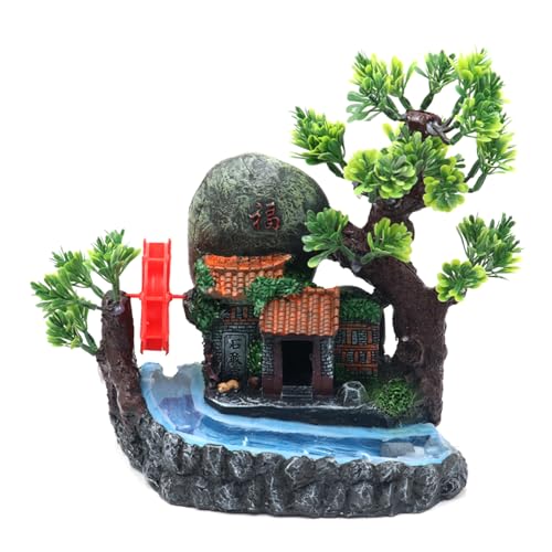 Aurgiarme Steingarten-Terrarien, Dekoration, Aquarien, sinkbare Landschaft, Aquarien, dekoratives Modell, Statue, Büro, Tischschmuck von Aurgiarme