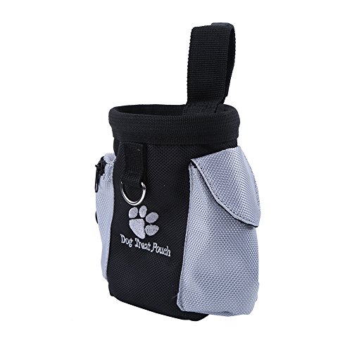 Ausla Robuste Tasche für das Training von Leckerli für Hunde und Welpen, Wasserdicht, Tragbar, Futterbehälter für Hunde, Ködertasche für Spaziergänge, Laufen, Reisen, 12,5 X 8 X 12,5 cm von Ausla