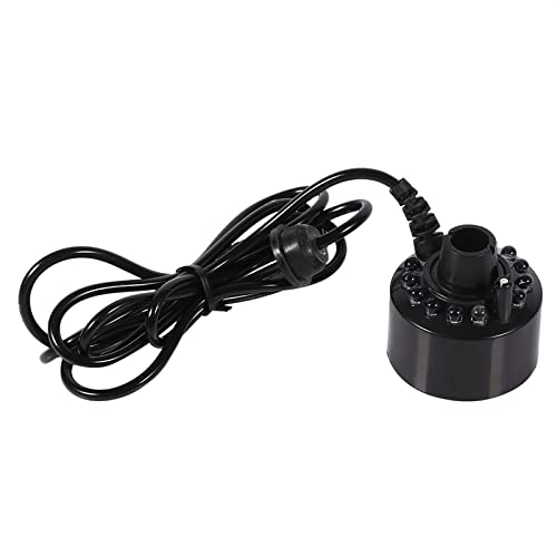 Ausla Ultrasonic Nebel Maker Wasser Teich Vernebler Luftbefeuchter 12 LED, Bunte Lichter, Luftionen, ideal für Dekoration in Garten oder Zimmer von Ausla