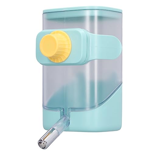 Haustierwasserversorger, Food Grade -Kunststoff -Automatikfutterhäuer Haustier Wasserspender mit Edelstahlkäppchen -Käfig -Design für Katzenhund Kaninchen, 3,9 X 4,7 X 6,9 Zoll von Ausla