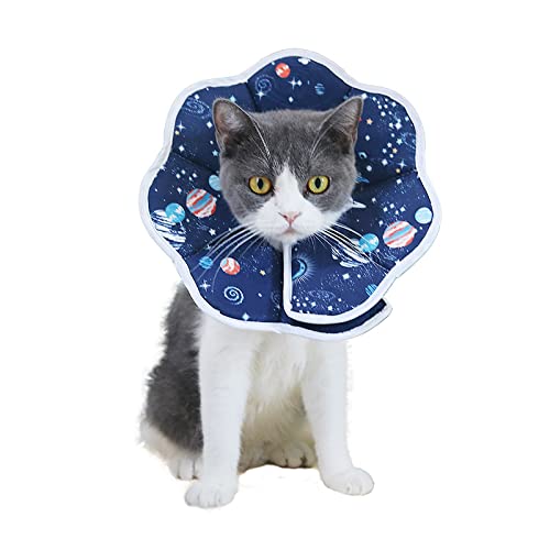 Avaner Katzen-Genesungshalsband, Katzen-Halsband für nach Operationen, Haustier-Schutzhalsband, verstellbar 7,48" (19 cm) bis 9,84" (25 cm) für kleine, mittelgroße große Katzen von Avaner