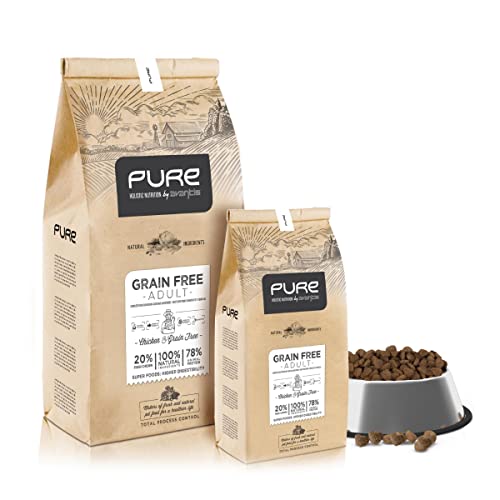 Avantis Pet Pure Grain Free Adult – Futter für Erwachsene Hunde Aller Rassen – 2 kg – 100% vollständiges und ausgewogenes Futter – mit Huhn und Getreide für Hunde mit Intoleranz und Allergie von Avantis Pet Nutrición Inteligente