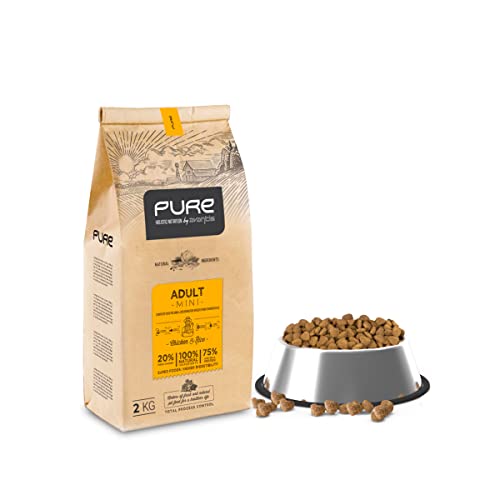 Avantis Pure Brave Mini, Futter für Erwachsene Hunde Kleiner Rassen, 2 kg, knuspriges und leicht zu kauendes Krokettenfutter, Huhn und Reis von Avantis Pet Nutrición Inteligente