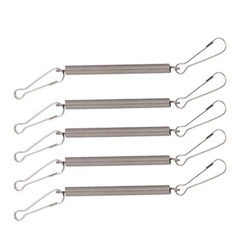 5pcs Ersatzfedern Mit 2 Clips Edelstahl 3.1 Federverschluss Wassertrinkflasche Für Kaninchenhamster von Avejjbaey