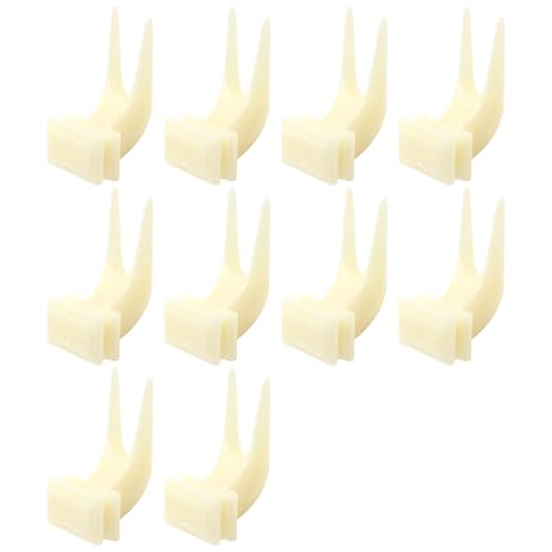 Avejjbaey 10PCS Vogel Gabeln Lebensmittel Vogelkäfig Nahrungssuche Obst Kunststoff Papageien Spieß Leckereien Fütterung Werkzeug Für Kleine Vögel von Avejjbaey