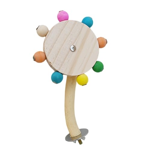 Avejjbaey Käfigspielzeug für Vögel, Sitzstange, Windmühle, Kratzer, Sitzstange, Backenzähne Kauspielzeug für Papageien, Sittiche, Spielzeug, Vogel von Avejjbaey