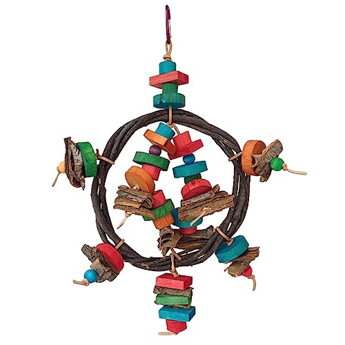 Avejjbaey Vogel Spielzeug Papagei Kauen Spielzeug Vogelkäfig Block Zerreißen BitingToy Kleine Mittlere Vögel Käfig Holz Puzzle Für Lovebirds Conures von Avejjbaey