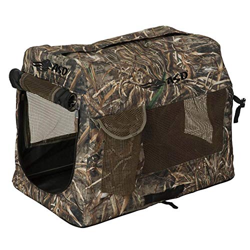 Avery Sporting Dog Reisezwinger, Transportbox, 100% Polyester, faltbar, Hundezubehör, M, camouflage von Avery