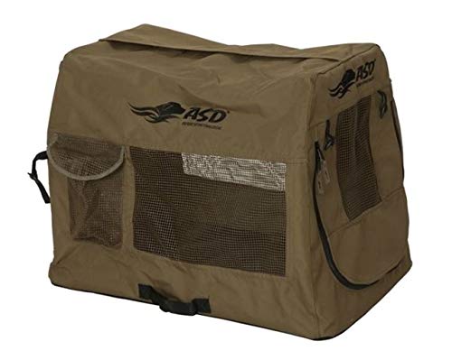 Avery Sporting Dog Reisezwinger, Transportbox, 100% Polyester, faltbar, Hundezubehör, M, moorbraun von Avery