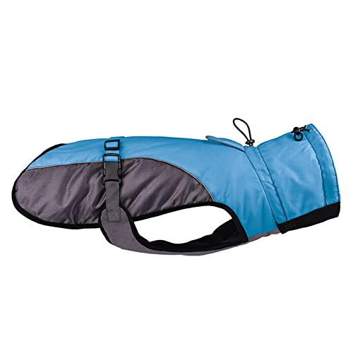 AxBALL Kleidung for große Hunde wasserdichte Weste for große Hunde Herbst-Winter-warme Haustier-Mantel-Kleidung for Hunde Chihuahua Labrador XL-6XL (Color : Blue, Size : 3X-Large) von AxBALL