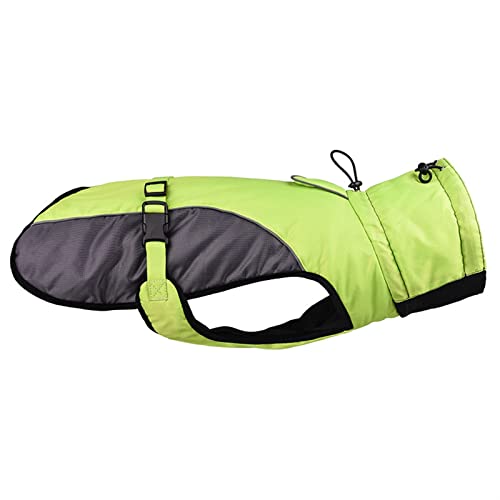 AxBALL Kleidung for große Hunde wasserdichte Weste for große Hunde Herbst-Winter-warme Haustier-Mantel-Kleidung for Hunde Chihuahua Labrador XL-6XL (Color : Green Grey, Size : 5X-Large) von AxBALL
