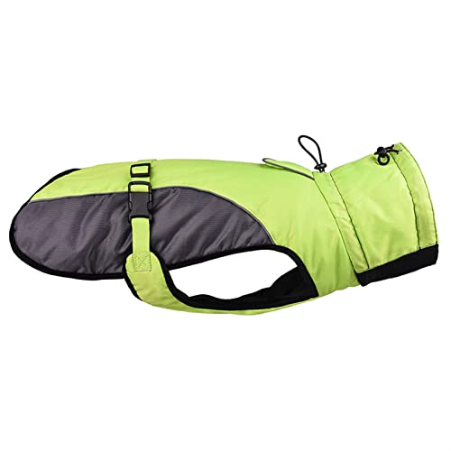 AxBALL Kleidung for große Hunde wasserdichte Weste for große Hunde Herbst-Winter-warme Haustier-Mantel-Kleidung for Hunde Chihuahua Labrador XL-6XL (Color : Green Grey, Size : X-Large) von AxBALL