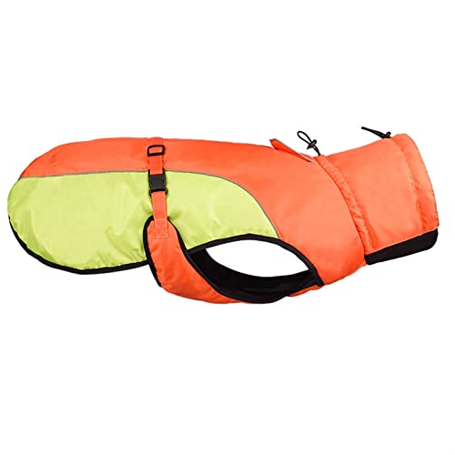 AxBALL Kleidung for große Hunde wasserdichte Weste for große Hunde Herbst-Winter-warme Haustier-Mantel-Kleidung for Hunde Chihuahua Labrador XL-6XL (Color : Orange Green, Size : 5X-Large) von AxBALL