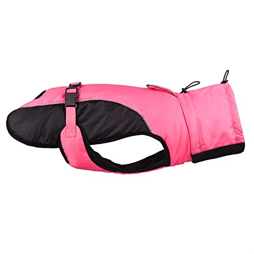 AxBALL Kleidung for große Hunde wasserdichte Weste for große Hunde Herbst-Winter-warme Haustier-Mantel-Kleidung for Hunde Chihuahua Labrador XL-6XL (Color : Pink, Size : 6X-Large) von AxBALL