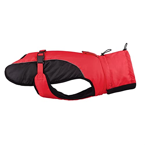AxBALL Kleidung for große Hunde wasserdichte Weste for große Hunde Herbst-Winter-warme Haustier-Mantel-Kleidung for Hunde Chihuahua Labrador XL-6XL (Color : Red, Size : 4X-Large) von AxBALL