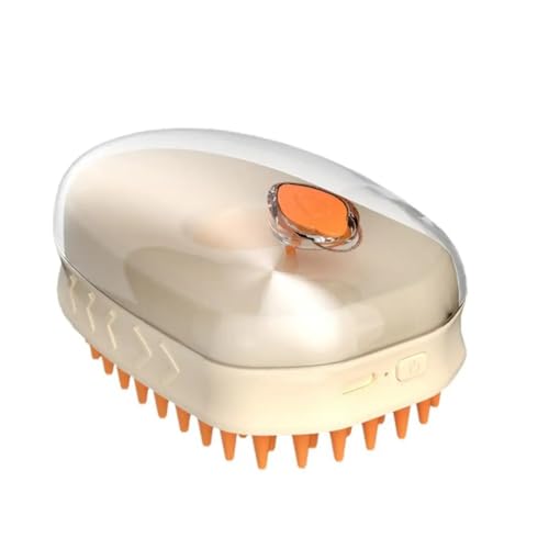 Axaooqeld Steamy Pet Brush Steamy Selbstreinigende Fellpflegebürste für Hundehaare Wiederaufladbare Fellpflegebürste für Hundehaare Steamy B von Axaooqeld