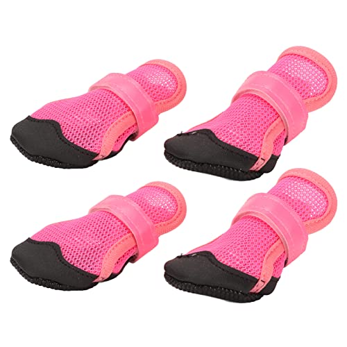 Ayayu Mesh-Hundeschuhe mit Belüftender Gummisohle für den Außenbereich (L) von Ayayu