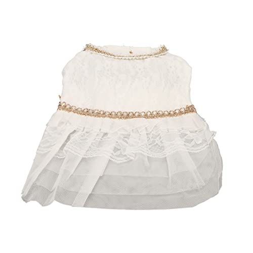 Hunde-Partykleid, Süßes, Weiches, Atmungsaktives Haustier-Prinzessinnenkleid für den Sommer für Kleine Hunde Zur Hochzeit (XL) von Ayayu