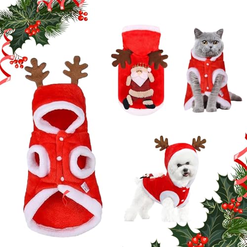 Ayizhiniu 2pcs Weinflaschenhülse Weihnachten, Weihnachtsmann Weinflaschen Set, Weihnachts Weinflaschen Strickbezug, Weihnachten Weinflaschen Taschen, Haustierpartys Bekleidung Anzüge von Ayizhiniu