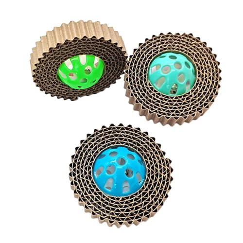 Aymzbd 3X Cat Crinkle Balls Bunte Übung Tragbare Interaktive für Kätzchen Spielen Aymzbd 3X Cat Crinkle Balls Bunte Übung Tragbare Interaktive für Kätzchen Spielen von Aymzbd