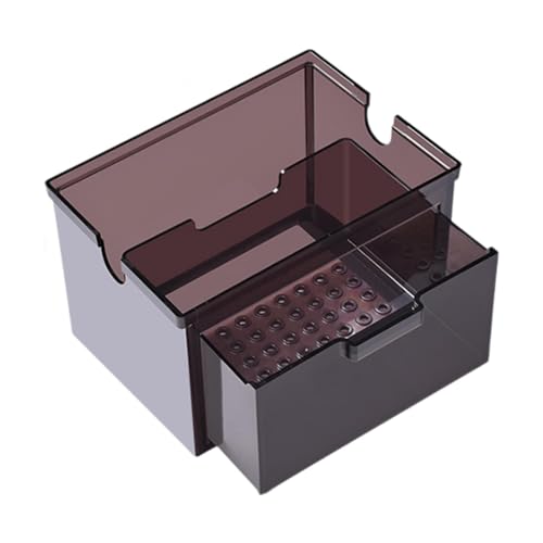 Aymzbd Aquarium Tank Zubehör Schublade Box Tropfschale Leise Obere Kleine für Süß Und Wasseraquarium, Braun Aymzbd Aquarium Tank Zubehör Schublade Box Tropfschale Leise Obere Kleine für Süß Und Wasseraquarium, Braun von Aymzbd