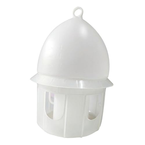 Aymzbd Automatische Vogeltränke mit Mehreren Trinköffnungen Großvolumiger Wasserbehälter mit Griff Aus Stabilem Material für Geflügel Sittiche Käfigzubehör, 4 L Aymzbd Automatische Vogeltränke mit Mehreren Trinköffnungen Großvolumiger Wasserbehälter mit Griff Aus Stabilem Material für Geflügel Sittiche Käfigzubehör, 4 L von Aymzbd