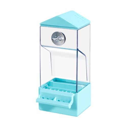 Aymzbd Automatischer Vogelfutterspender für Conure Im Klaren Käfig, Blau Aymzbd Automatischer Vogelfutterspender für Conure Im Klaren Käfig, Blau von Aymzbd